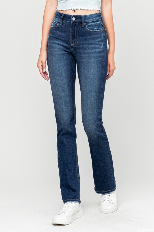 Mid Rise Flare Jeans