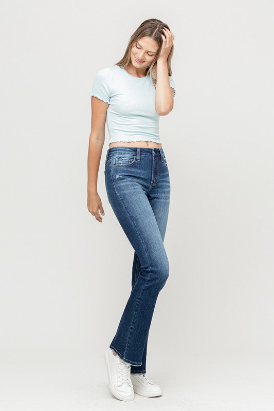 Mid Rise Flare Jeans