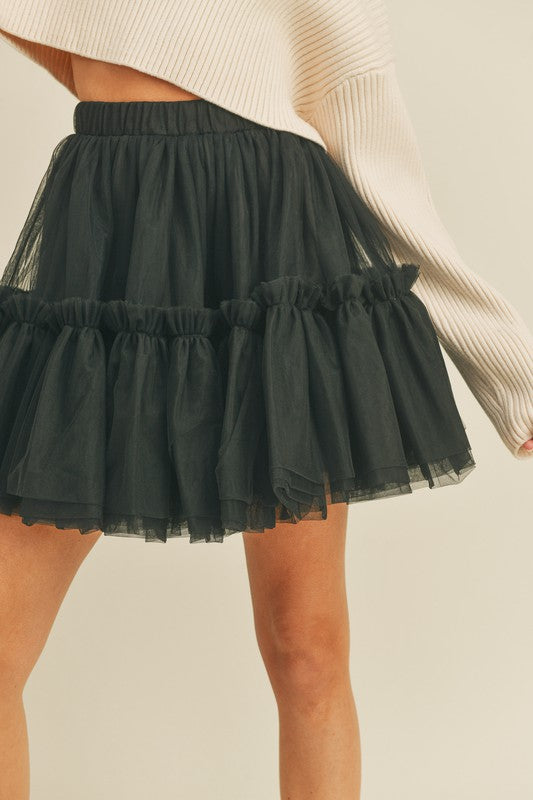 Marissa Tulle Mini Skirt