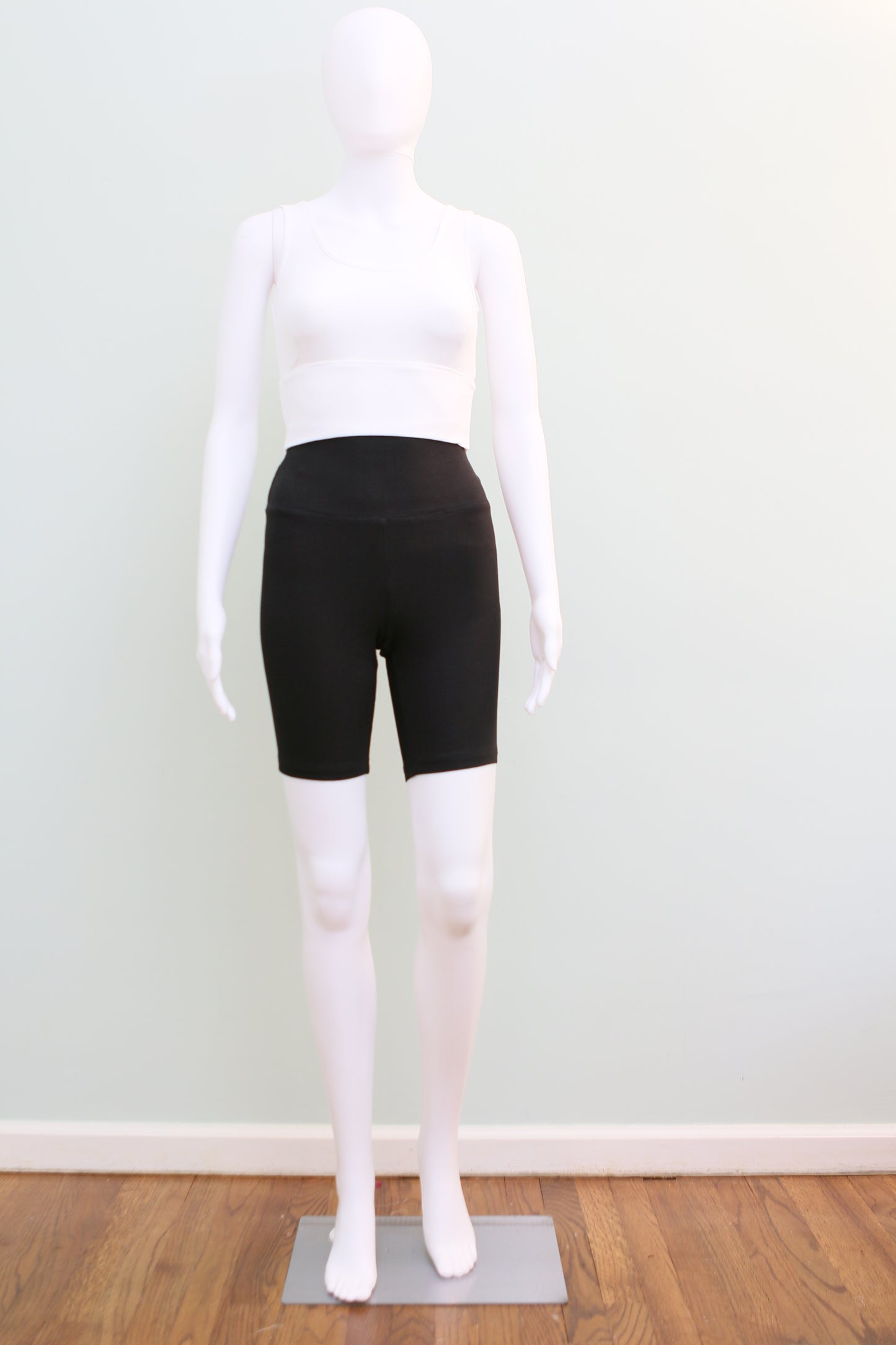 Ines Ribbed Biker Shorts