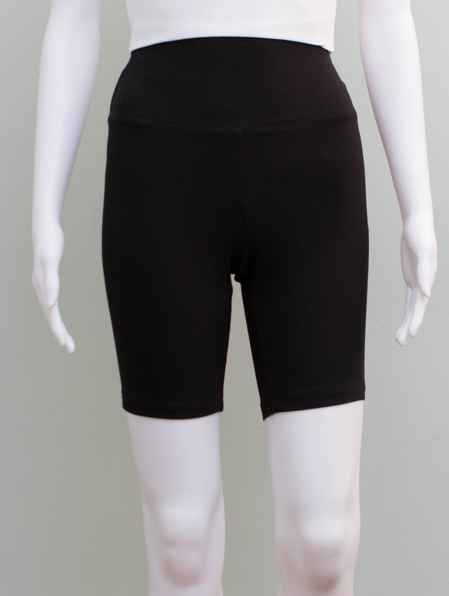 Ines Ribbed Biker Shorts