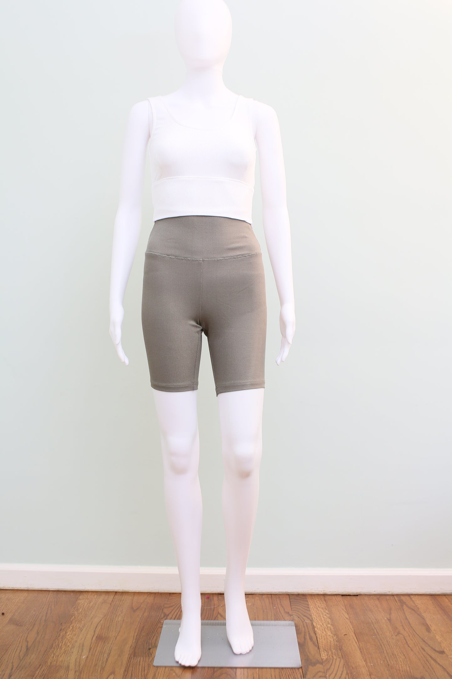 Ines Ribbed Biker Shorts