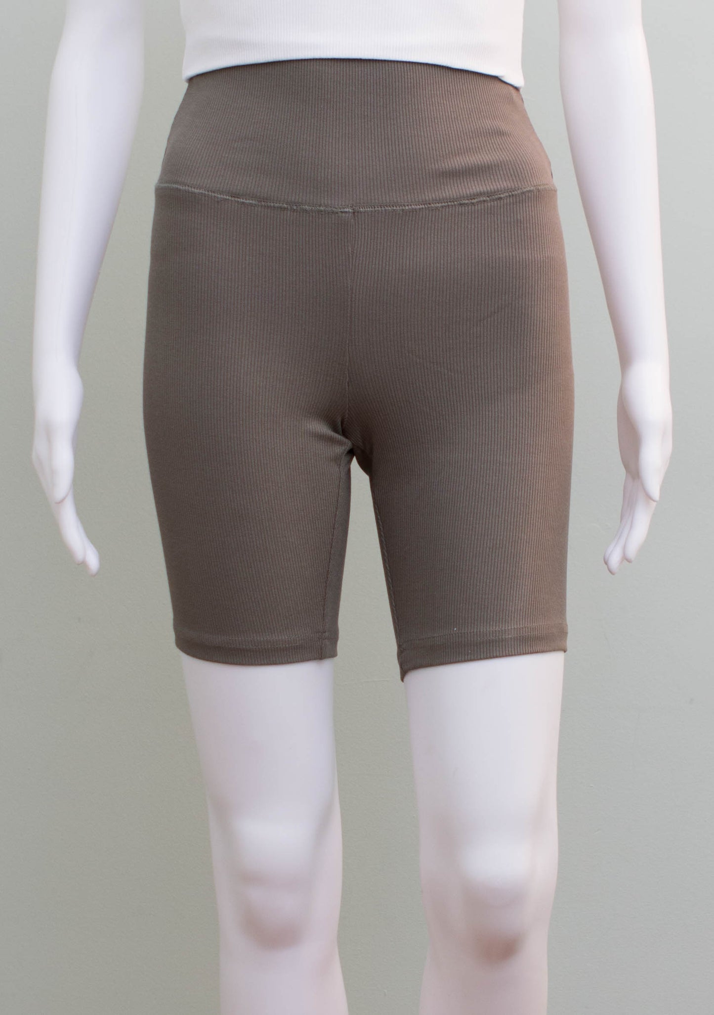 Ines Ribbed Biker Shorts