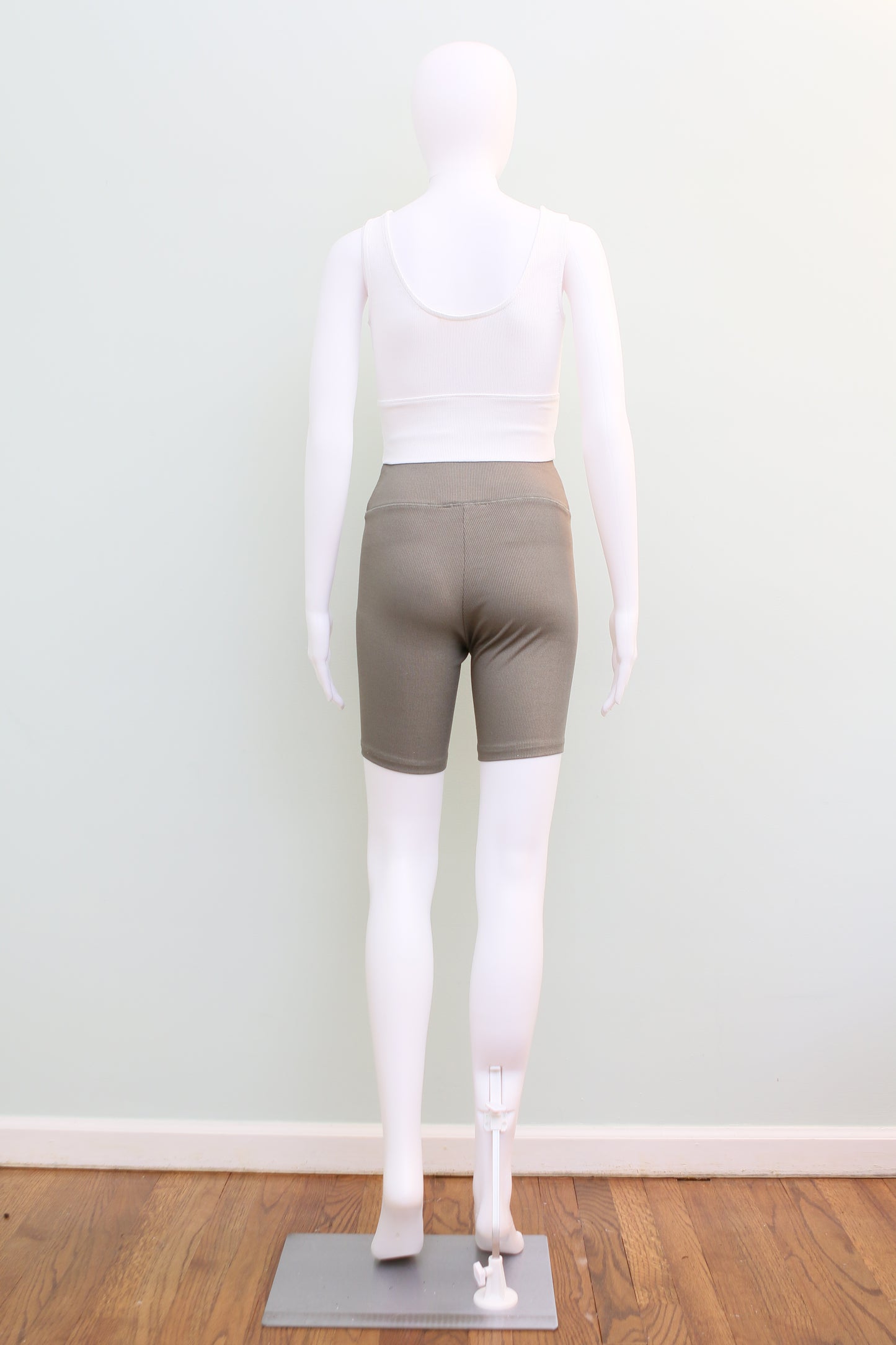 Ines Ribbed Biker Shorts