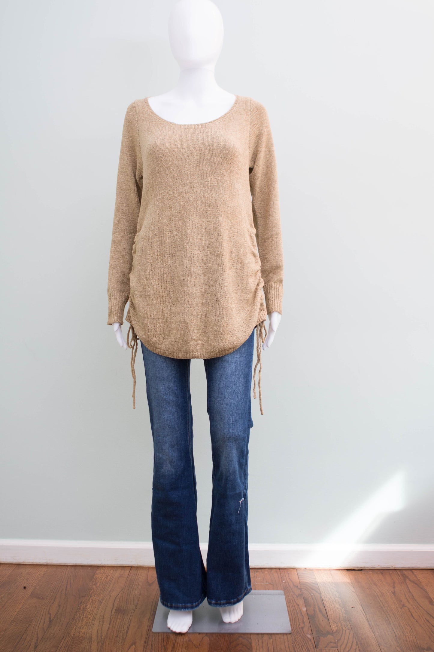 Marilyn Sweater Knit Open Back Dress