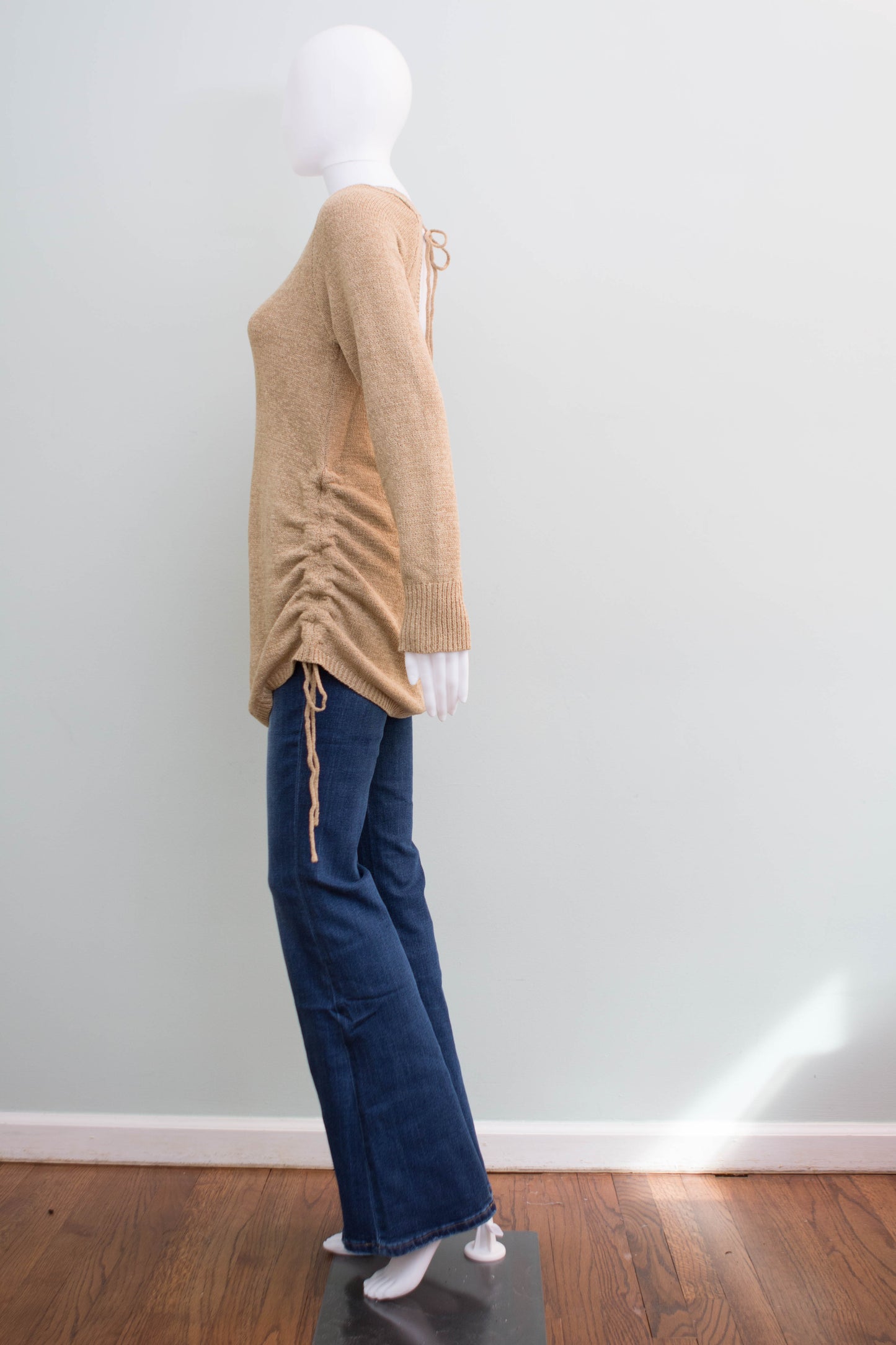 Marilyn Sweater Knit Open Back Dress