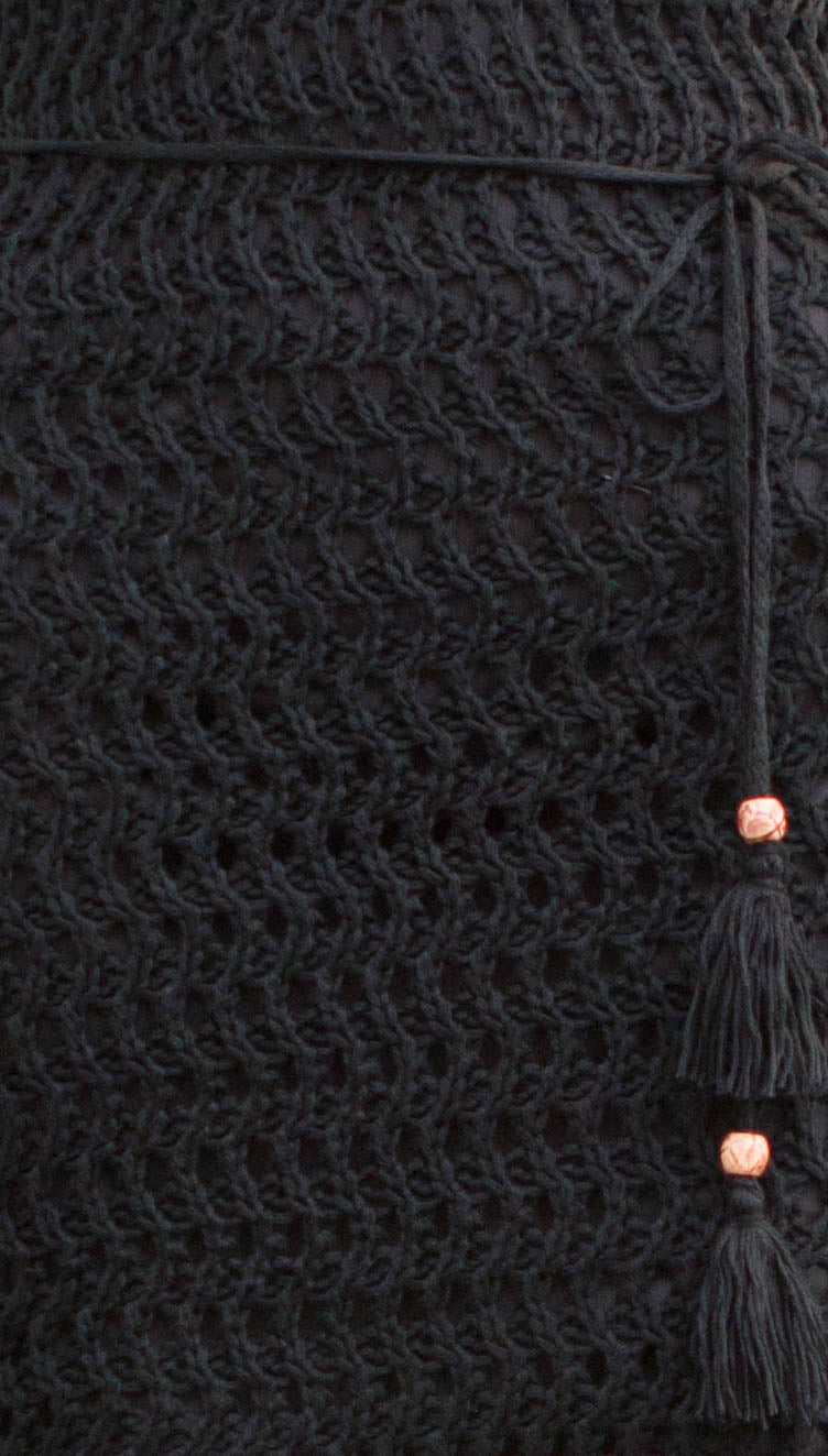 Maeve Sleeveless Crochet Mini Dress