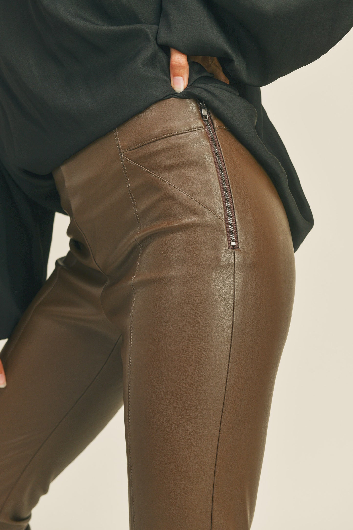 Margo Faux Leather Pants