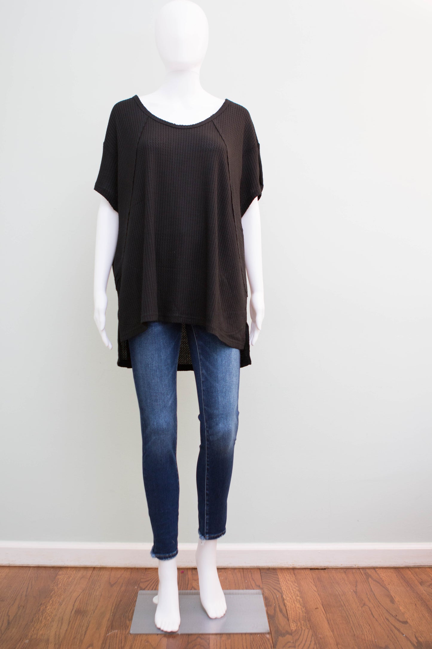 Indie Short Sleeve Oversized Top